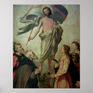 The Ascension of Christ, 1595 (oil on panel) Poster