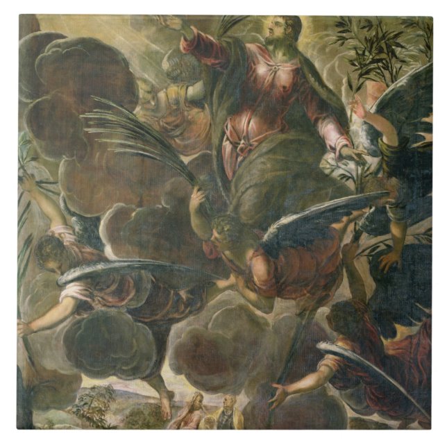 The Ascension of Christ (fresco) Tile (Front)