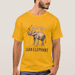 The asian elephant 1950 for him yellow T-Shirt