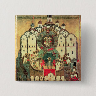 The Assembly of Angels 15 Cm Square Badge