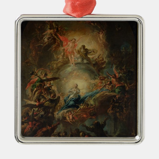 The Assumption, c.1695 Metal Tree Decoration (Front)