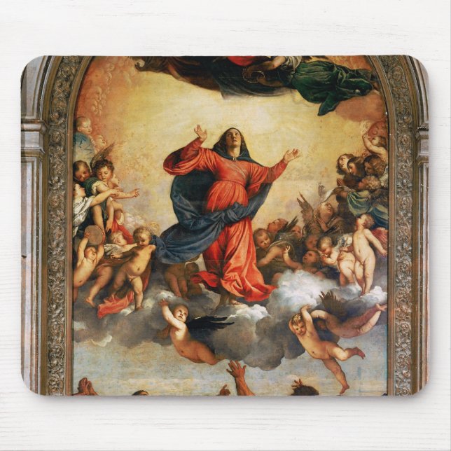 The Assumption of the Virgin, 1516-18 Mouse Pad (Front)