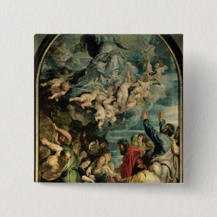 The Assumption of the Virgin Altarpiece, 1611/14 15 Cm Square Badge