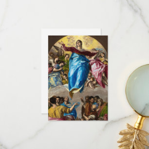 The Assumption of the Virgin by El Greco Thank You Card