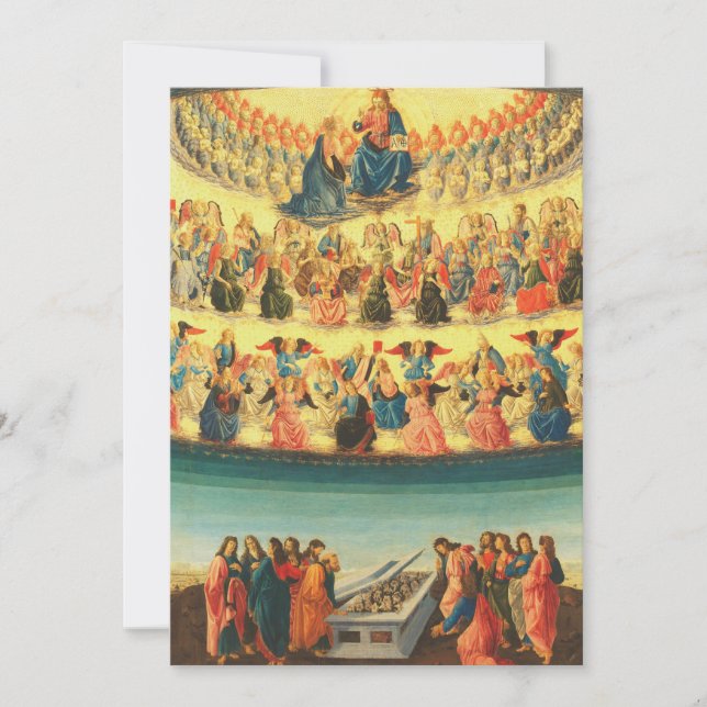 The Assumption of the Virgin Mary Invitation (Front)