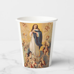 The Assumption of the Virgin Mary Paper Cups