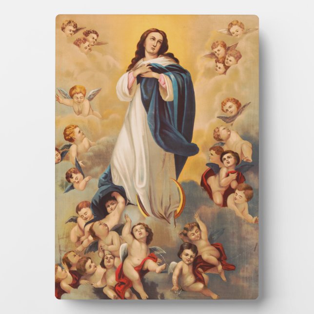 The Assumption of the Virgin Mary Plaque (Front)