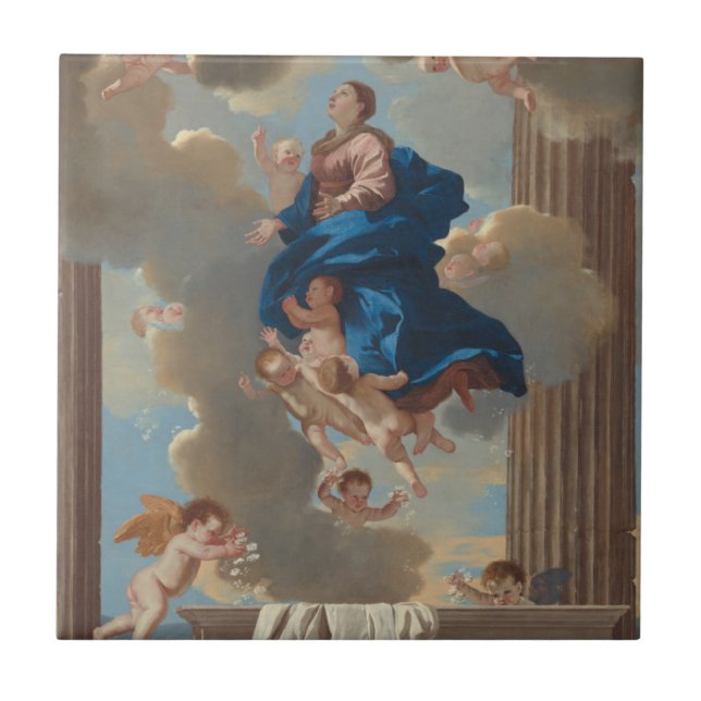 The Assumption of the Virgin Tile (Front)