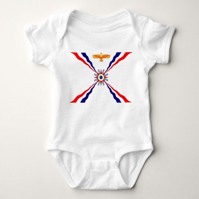 The Assyrian Chaldean Syriac Store Baby Bodysuit (Front)