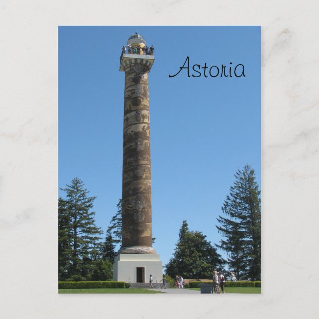 The Astoria Column Postcard (Front)