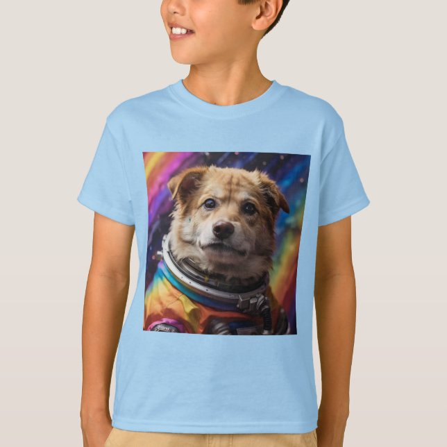 the astronaut dog T-Shirt (Front)