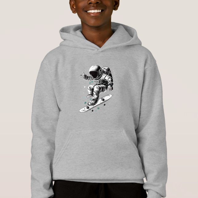 The Astronaut's Cosmic Skateboard Adventure (Front)