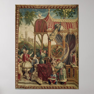 The Astronomers, Beauvais Workshop, 1711 Poster