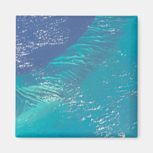 The Atlantic Ocean Off The Coast Of The Bahamas Magnet