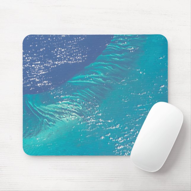 The Atlantic Ocean Off The Coast Of The Bahamas Mouse Pad (With Mouse)