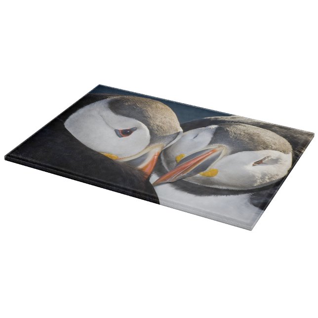 The Atlantic Puffin, a pelagic seabird Cutting Board (Corner)