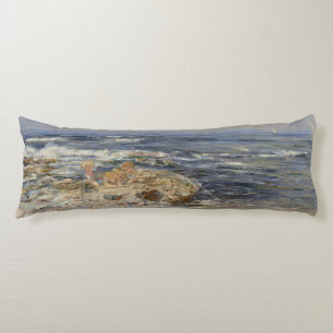 The Atlantic Surf, 1899 (oil on canvas) Body Cushion
