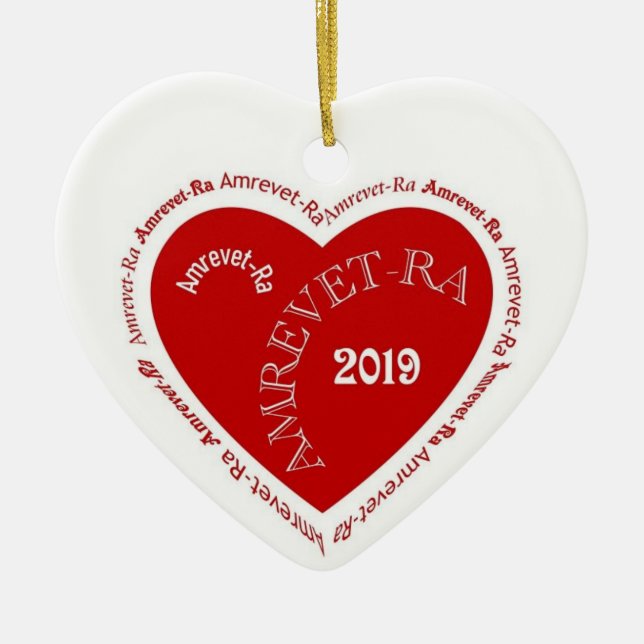 The Atlantis Grail Holiday 2019 Heart Ornament (Front)