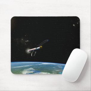 The Atlas V541 Launch Vehicle In Orbit. Mouse Pad