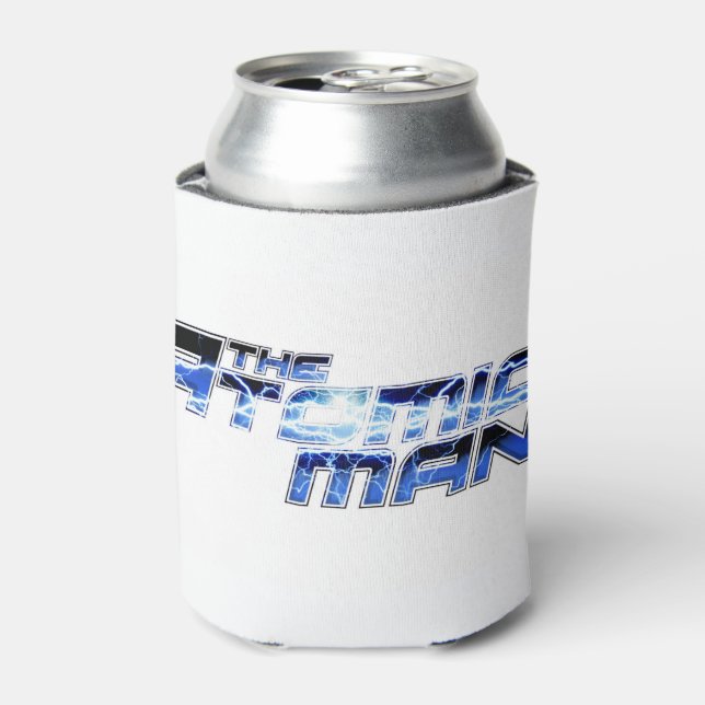 The Atomic Man Can Cooler (Can Front)