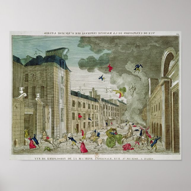 The Attempted Assassination of Napoleon Bonaparte Poster (Front)