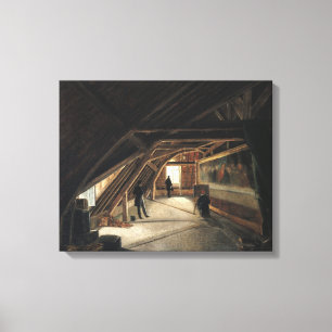 The Attic of a Museum Canvas Print