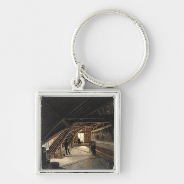 The Attic of a Museum Key Ring (Front)