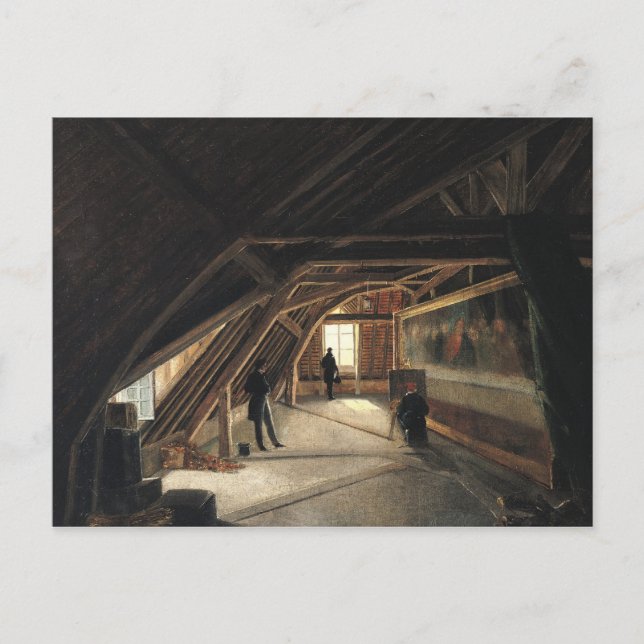 The Attic of a Museum Postcard (Front)