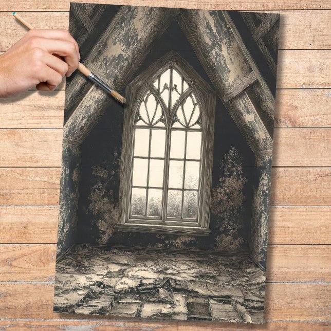 The Attic Window 1 Decoupage Paper (Creator Uploaded)