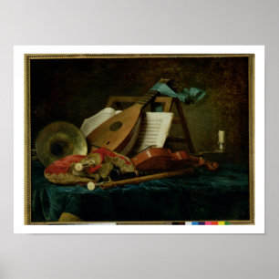 The Attributes of Music, 1770 (oil on canvas) Poster