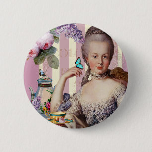 Thé au Petit Trianon – rose 6 Cm Round Badge