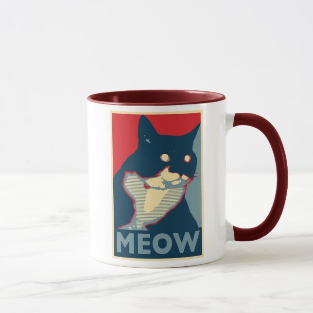 The Audacity of Meow Mug (Right)