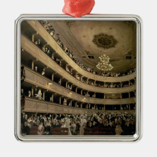 The Auditorium of the Old Castle Theatre, 1888 Metal Tree Decoration