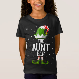 The Aunt Elf Family Matching Group Christmas T-Shirt
