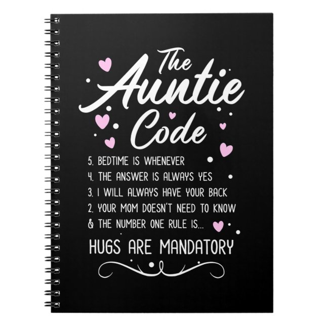 The Auntie Code Notebook (Front)