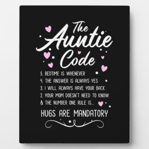 The Auntie Code Plaque