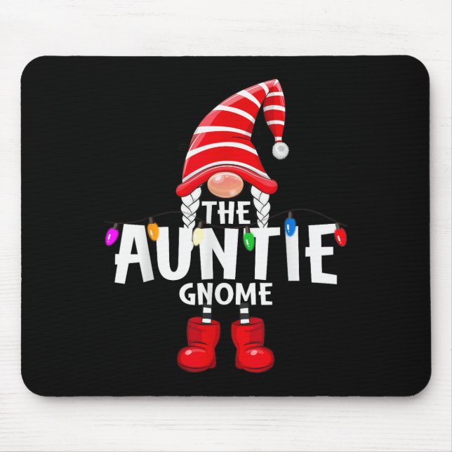 The Auntie Gnome Christmas Matching Pajama  Mouse Pad (Front)