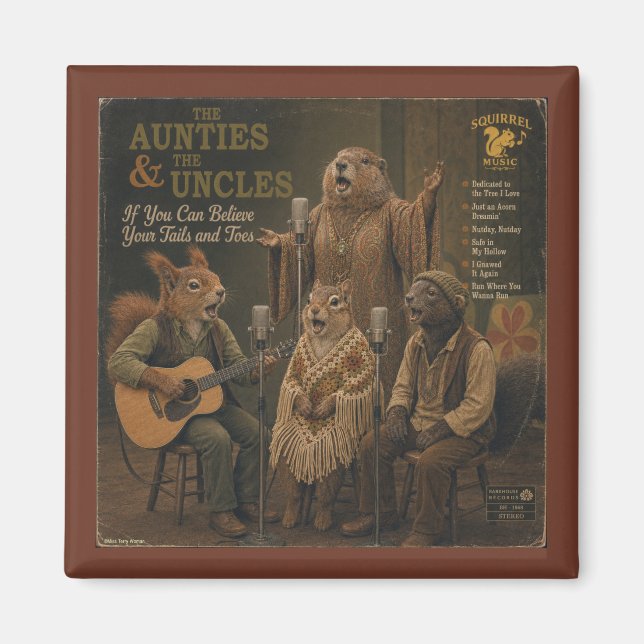 The Aunties & the Uncles: a Parody Magnet (Front)