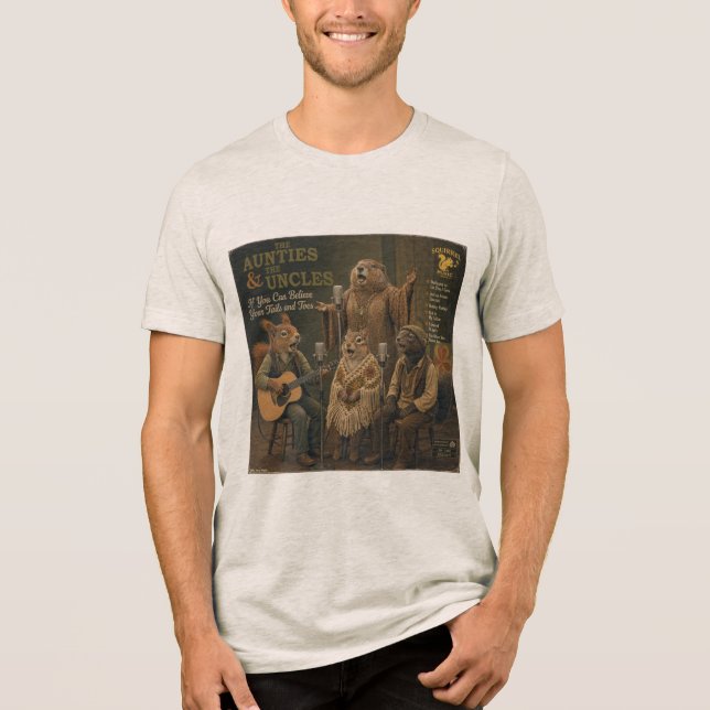 The Aunties & the Uncles: a Parody Tri-Blend Shirt (Front)