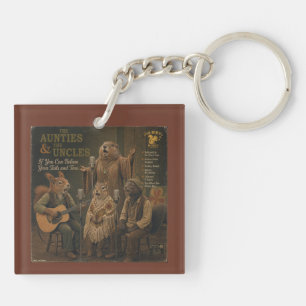 The Aunties & the Uncles Key Ring