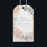 The Aureate Frame Floral Greenery Wedding  Gift Tags<br><div class="desc">Matching items available.</div>
