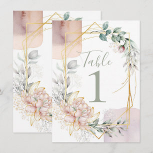 The Aureate Frame Floral Greenery Wedding  Invitation