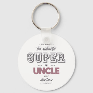The authentic great uncle button key ring