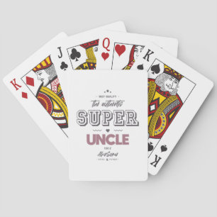 The authentic great uncle playing cards