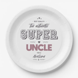 The authentic great uncle shot glass napkins paper plate