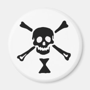 The authentic pirate flag of Emanuel Wynn Magnet