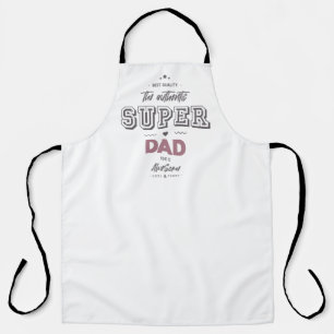 The authentic super dad apron