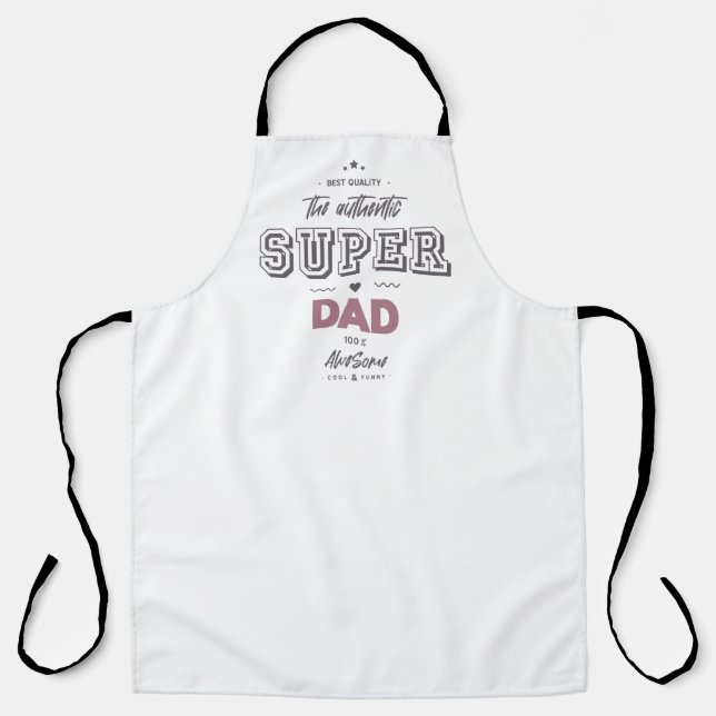 The authentic super dad apron (Front)