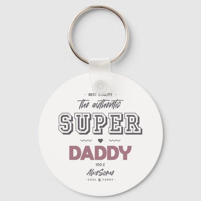 The authentic super daddy key ring (Front)