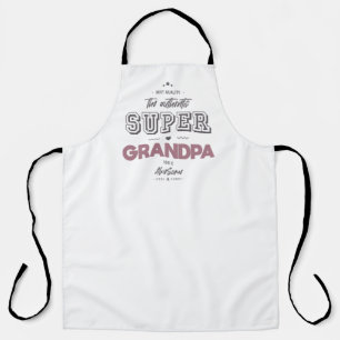 The authentic super grandpa apron